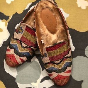 Universal Thread slip on loafer with faux fur